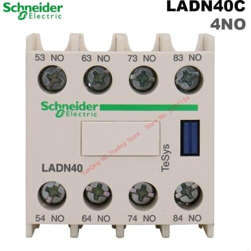 Schneider Electric LADN40C auxiliary contact block LA-DN40C 4NO for TeSys D series contactor brand new original export