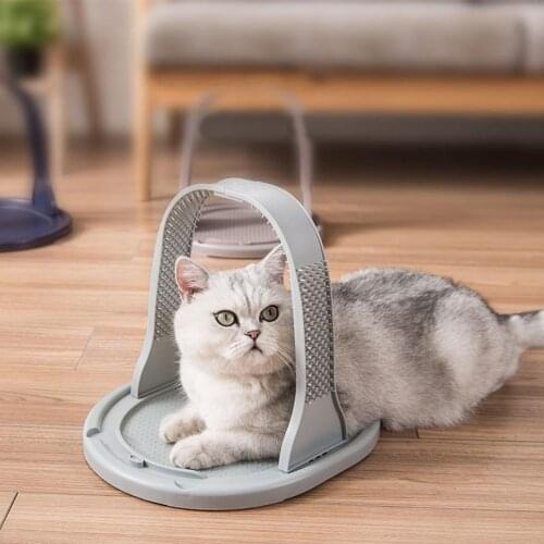 Cat Brush Arched Massage Brush Scratching and Anti-itching Self-beauty Comb Scraper Brushing Face with Tickle Cat