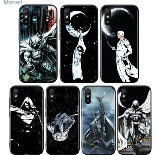 Marvel Moon Knight Silicone Cover For Xiaomi Redmi 9 9T 9C 8 7 6 Pro 9AT 9A 8A 7A 6A S2 5 5A 4X Plus Phone Case