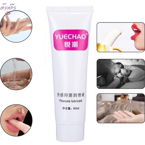 Sex Lubricant 5/25/60ml Lubricants Water-based transprant Human Body Sex Oil Vaginal Anal Gel Adults Sex Product Homosexual