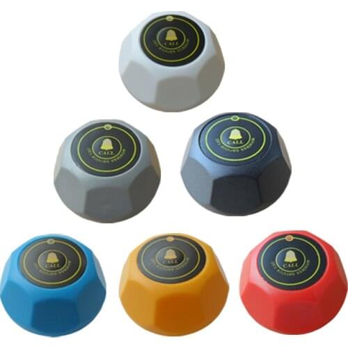 5pcs Service Bell restaurant service call waiter table buzzer wireless transmitter