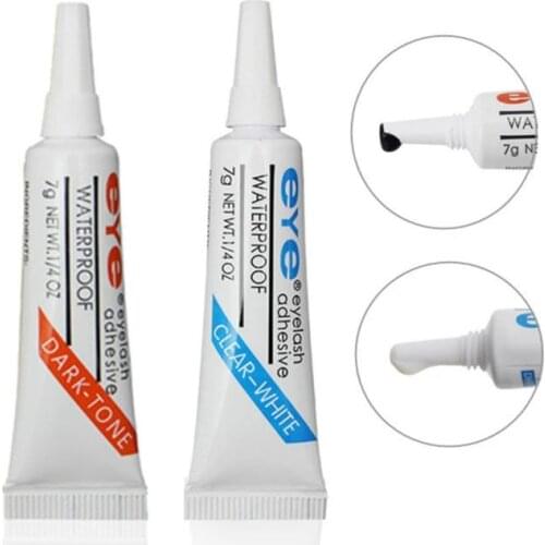 1PC Professional Eyelash Glue Strong False Eyelash Lash Glue Waterproof Lasting Adhesive 7g Dark Or Clear Maquillaje Tool TSLM1