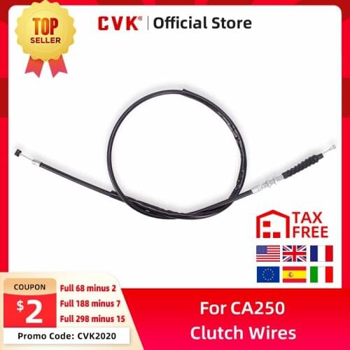 CVK Motorcycle Accessories Clutch Cable Clutch Control Cable Clutch Line Clutch Wires For Honda CA250 CA 250