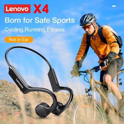 Lenovo X4 Wireless Headphone Bone Conduction Neckband Bluetooth Earphone Sport Running Waterproof Sweatproof Dustproof Earbuds