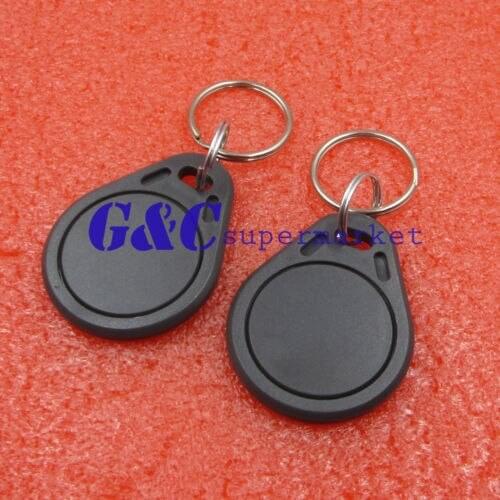 10PCS Grey RFID Sensor Proximity Card IC Key Tags Keyfobs Keychain 13.56MHz diy electronics