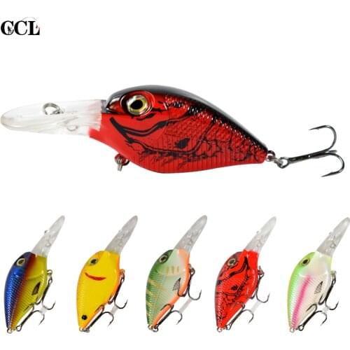 CCLTBA Plastic Crankbait Fishing Lures Floating Freshwater Fishing 95mm 18g Rattle Wobbler Lures Bass Fishing