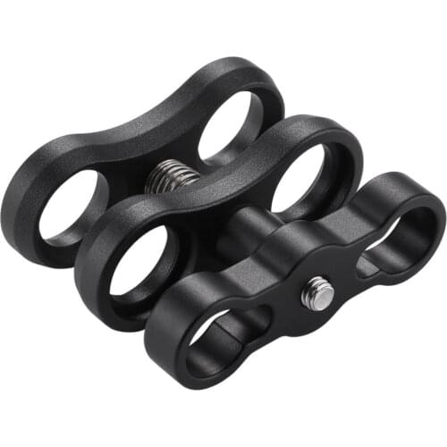 PULUZ Dual Aluminum Alloy Clamp for Underwater Arm System