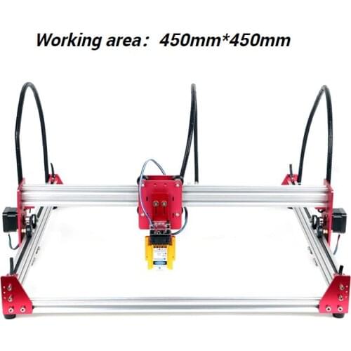 All Metal 45*45cm 500mW/2500mW DIY Laser Engraver Machine 45*45 Engraving Machine 2Axis Wood Router Mini Marking Machine