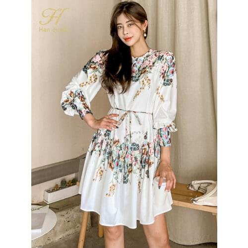 Расклешенные летние платья H Han Queen China At AliExpress