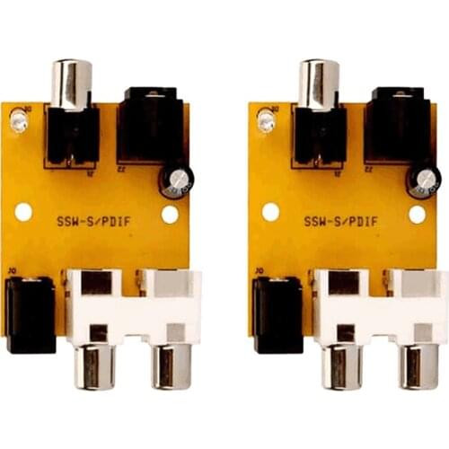 Coaxial Decoder Board,Digital Optical Coaxial to Analog Audio Converter for Home Sound