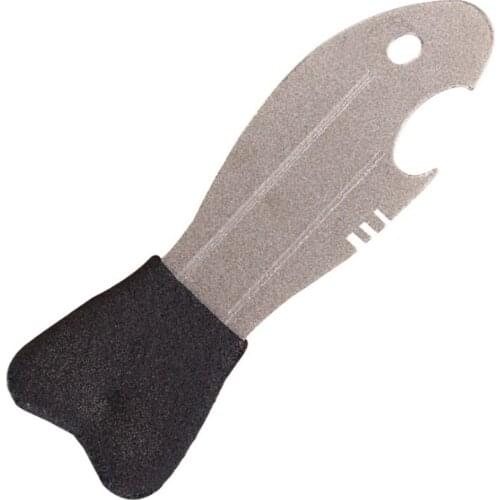 Mini Outdoor Multi-functional Sharpener Grinding Hooks Fishhook Sharpening Camping Corkscrew Fishing Tackle Accessory