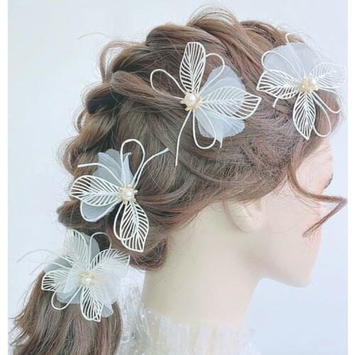 2021 new fashion trend bridal hair accessories flower arrangement super fairy small fresh headdress accessories