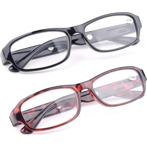 Portable Women Men Resin Reading Glasses Readers Presbyopia Lenses Seniors Eyewear Magnifying Glasses For Old Man Women