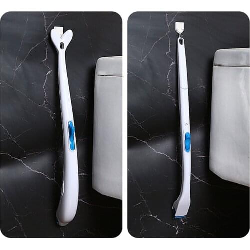 Disposable Cleaning Toilet Brush Replaceable Concentrated Detergent Head for Home Bathroom Cleaning Brush