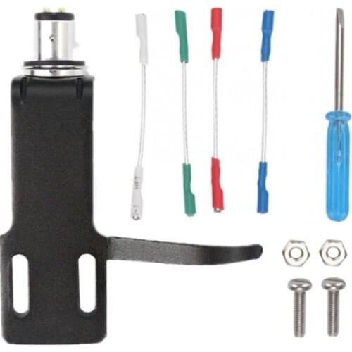 Aluminum Alloy Turntable Phonograph Headshell Phono Record Player Cartridge Holder Kit for High-end Gramophone Pickups