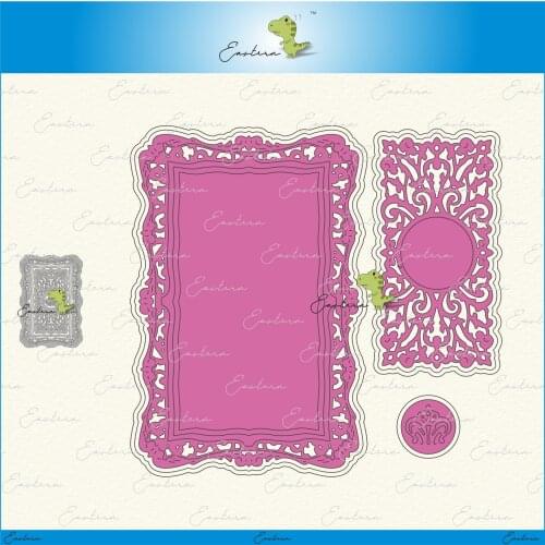 Rectangular complex frame2 Cutting Dies new 2020 Metal mould dies Scrapbooking Paper Making Craft die cuts frame dies christmas