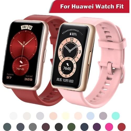 Strap For Huawei Watch Fit Band For Huawei Smart Watch Fit 2020 Strap With TPU Soft Protective Cover Full Screen Protector Case