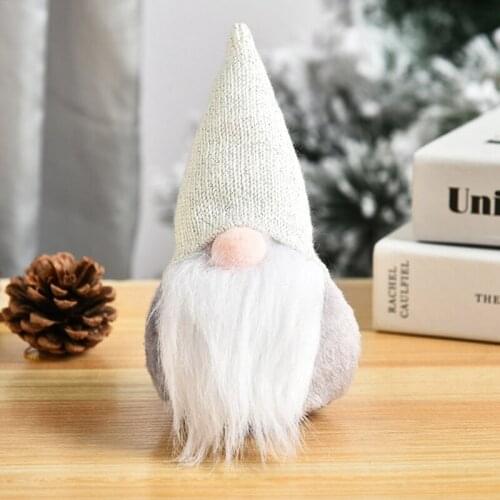Christmas Faceless Gnome Santa Xmas Tree Hanging Ornament Doll Decoration For Home Pendant Gifts Drop Ornaments Party Supplies