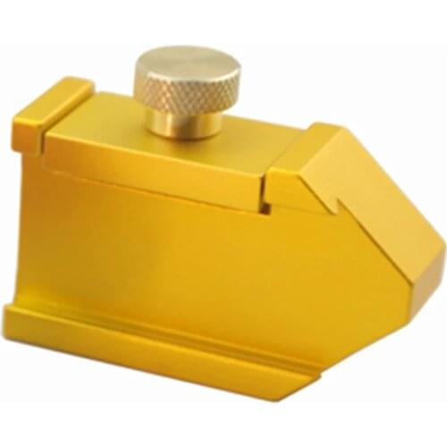 45 Degree Angle Scribe Woodworking Line Scriber Carpenter Locator for Steel Ruler Gauge Woodworking Tools Ruler Fixing Block