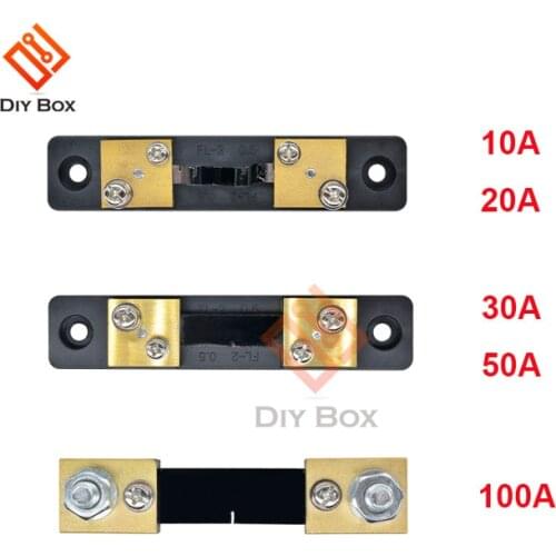External Shunt FL-2 100A 50A 30A 20A 10A 75mV Current Meter Shunt Resister for Digital Voltmeter Ammeter Wattmeter Meter