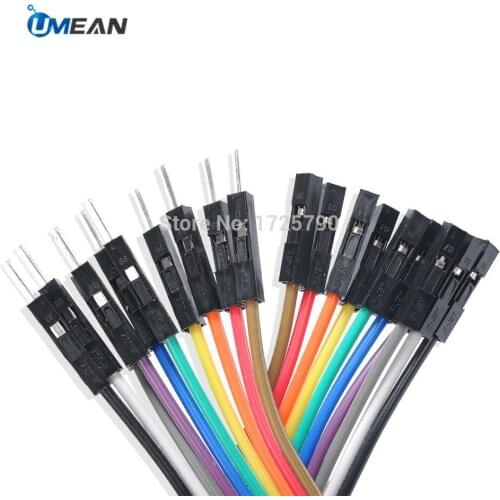 High Quality 40pcs/Row 1 Pin Female To Male Electronic Jumper Wire Dupont Cable Connector Kit For DIY Arduino Breadboard