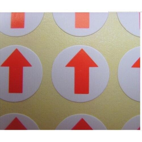 2000 PCS 10mm Direction and A rrow Sticker Adhesive Label