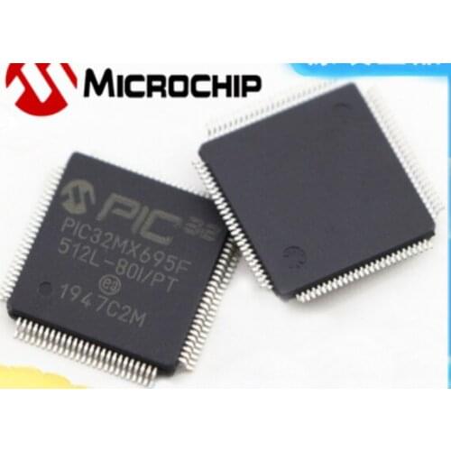 5/PCS NEW PIC32MX695F512L-80I/PT Brand New Original Authentic Product Patch QFP-100 Microcontroller Core