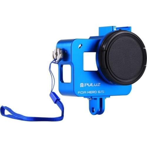 Aluminum Accessories For GoPro Hero 5 Mount Protective Frame Housing Case 52mm UV Filter For GoPro HERO(2018) /7 Black /6 /5