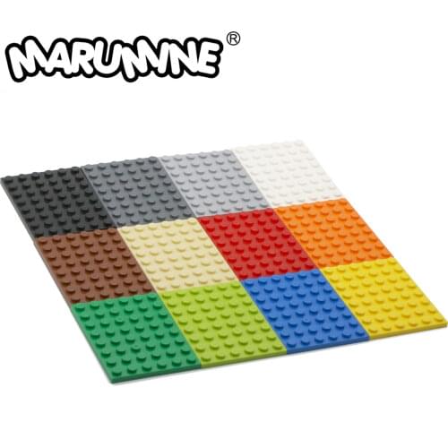 Marumine 6x8 Dots Base Plate Building Blocks Piece 3036 DIY Classic MOC Bricks Accessories Parts Bulk Parts for Construction