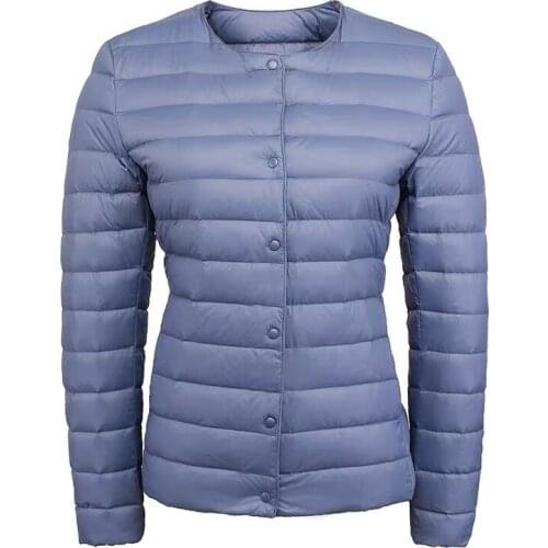 Two Wears 2021 Women Ultra Light White Duck Down Coat Autumn Winter Ladies Down Jacket Parka Short Tops Plus Size 4XL AB2069