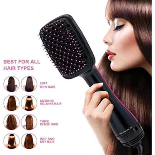Hair Dryer Comb Hair Blower Brush Electric Air Brush Travel Blow Dryer Comb Hairdryer Hairbrush Straightener Brush Styling Tools