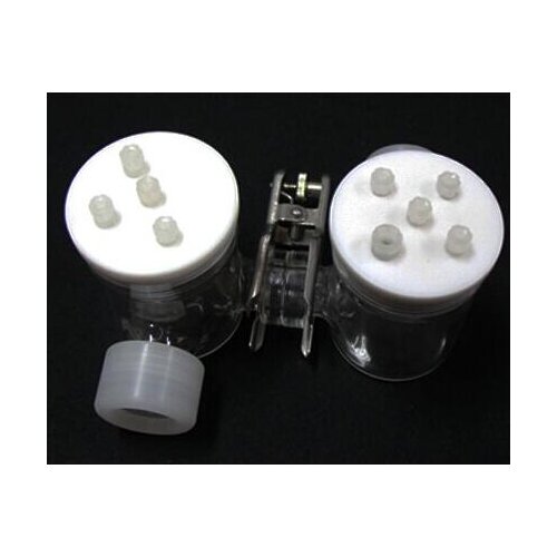 H type electrolytic cell / photoelectric reactor / dual channel exchangeable membrane H type photoelectrochemical cell (sealed t
