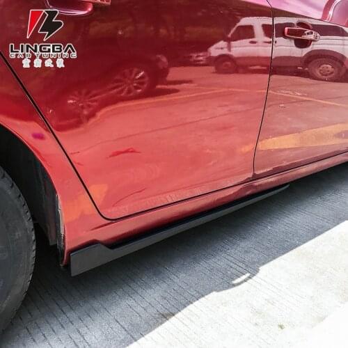 Suit For Pp Modification Material Rear Corner Protection General Carbon Fiber Side Skirt Car and Hatchback