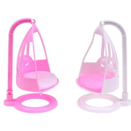 Dollhouse Miniature Swing Chair Pretend Play Detachable Furniture Role Play DIY Doll House Accessories Interactive Toy