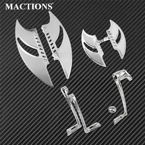 Motorcycle F&R Passenger Driver Floorboards Pedal Brake Arm Kit W/ Shift Lever & Shift Pegs Set For Harley Touring 2014-Up FLT