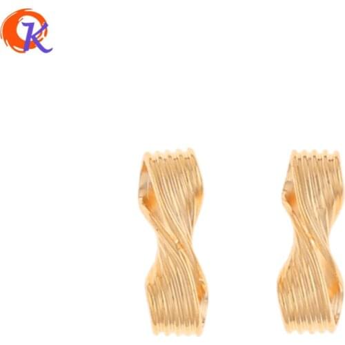 Cordial Design 50Pcs 4*12MM Jewelry Accessories/Earrings Connectors/Genuine Gold Plating/DIY Making/Hand Made/Earring Findings