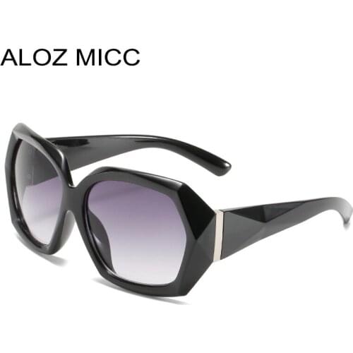 ALOZ MICC Square Vintage Sunglasses Women Retro Oversized Goggles Sun Glasses Female Lady Oculos Lunette De Soleil Femm UV400