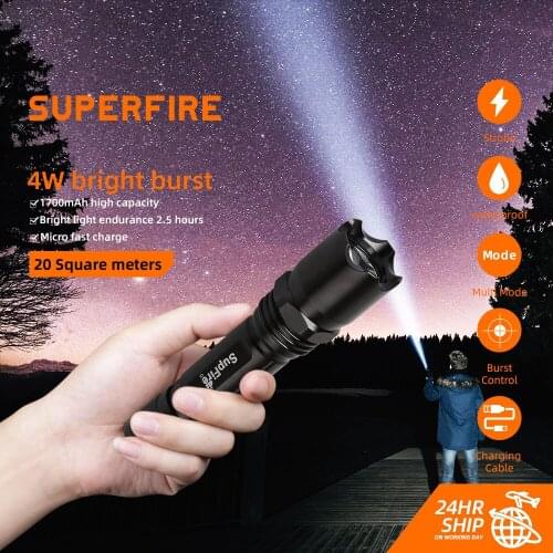 SUPERFIRE Tactical Flashlights