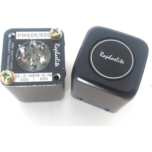 Raphaelite fully coupled 600: 600 (1 + 1: 1 + 1) permalloy input transformer, balanced unbalanced conversion