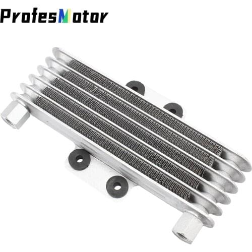 Universal Motorcycle Engine Oil Cooler Radiator Aluminum 125ml Cooling Radiators for 125CC-250CC Motorcycle Dirt Bike Pit Bike