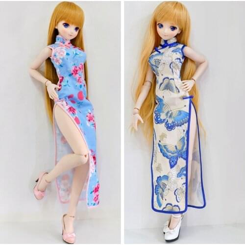 1/3 scale BJD clothes Ancient Costume Vintage cheongsam suit dress for BJD/SD DD DY GR SD13 girl accessories C0258