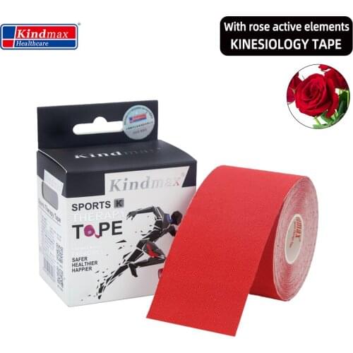 Kindmax Sports Kinesiology Tape 5cm 5m Uncut Waterproof Latex Free Perfect for Women Ladies