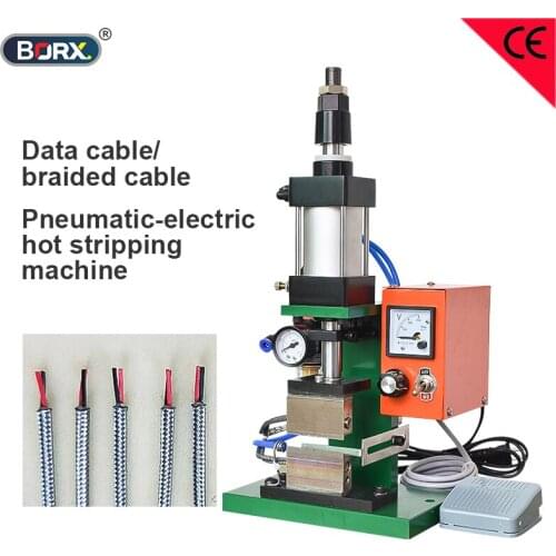 High temperature cable hot stripping machine nylone braided wire peeling machine 300 degree temperature hot peeling