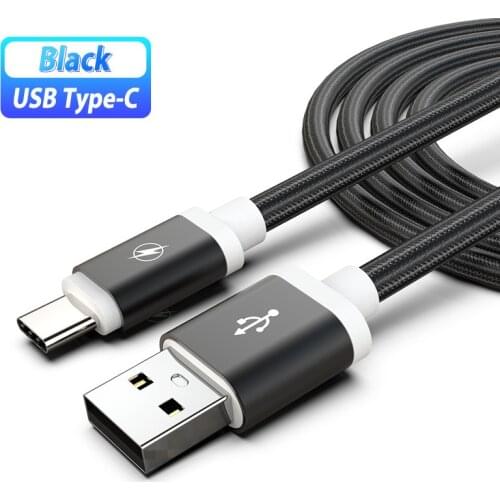 2/1.5/3 Meter USB Type C Charging Cable For Huawei p30 P20 mate 20 nova 5 v30 Honro 10 magic 2 USB-C Mobile Phone Charger cable