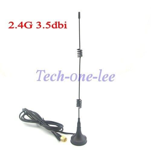 1 piece 2.4G Antenna 3.5dbi Cable SMA Male Plug Magnetic 1.5M Cable Wireless Module