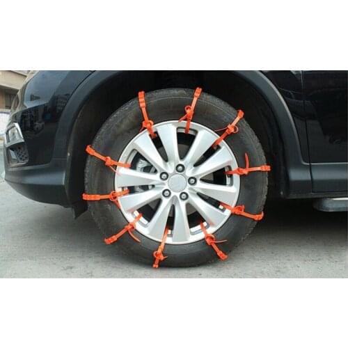 10/20Pcs Universal Snow Chain Winter Anti-skid Chains For Car Snow Mud Wheel Tyre Thickened Tire Tendon