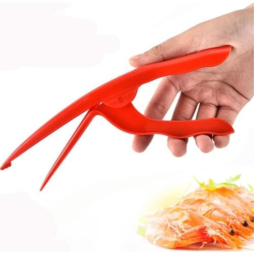 100 Pcs Shrimp Peeler Prawn Peeler Shrimp Deveiner Peel Device Fishing Knife Creative Kitchen Gadget Cooking Seafood Tool