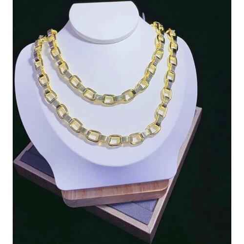 2Meters Gold Color Link Chains For Jewelry Making DIY Supplies Necklace Bracelet Chain Accessories