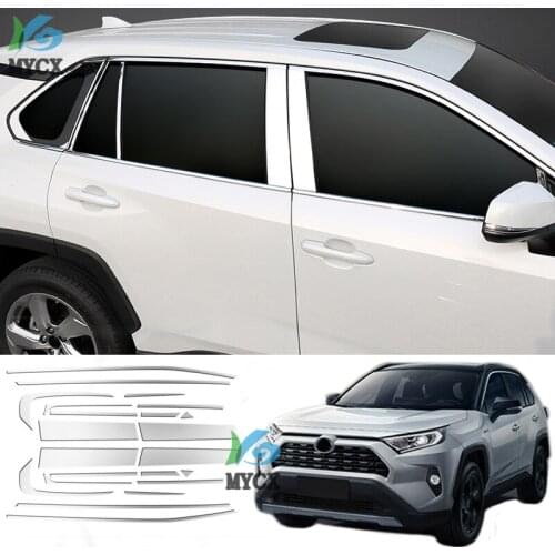 22pcs For Toyota RAV4 2019 2020 Accessories Front Grille Trim Cover Racing Grills Decoration Frame Exterior Modification