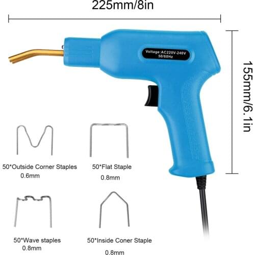 50W Handy Plastic Welder Garage Tools Handy Hot Staplers Machine PVC Plastic Repairing Machine Car Bumper Repair Tool